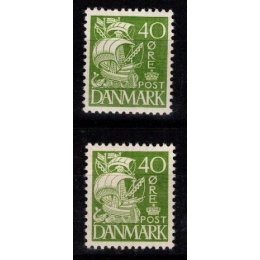 1933-34 og 1937-39 - Danmark - Frimærke - Postfrisk.